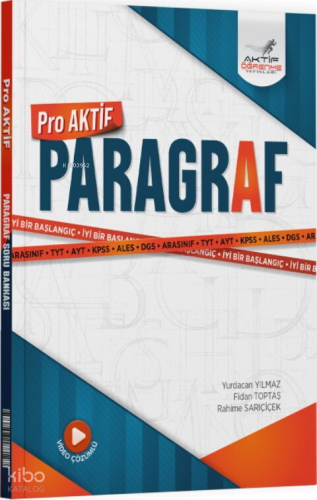 Aktif Öğrenme TYT AYT Paragraf Proaktif Soru Bankası | Yurdacan Yılmaz