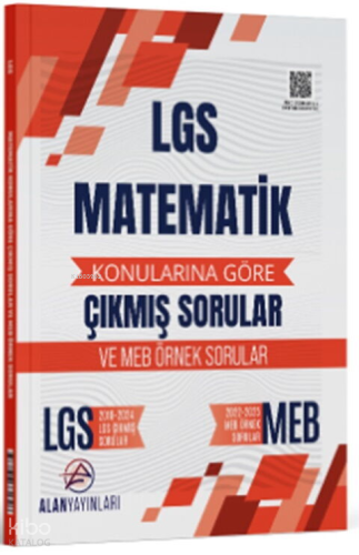 Alan Yayınları 8. Sınıf LGS Matematik Konularına Göre Çıkmış Sorular |