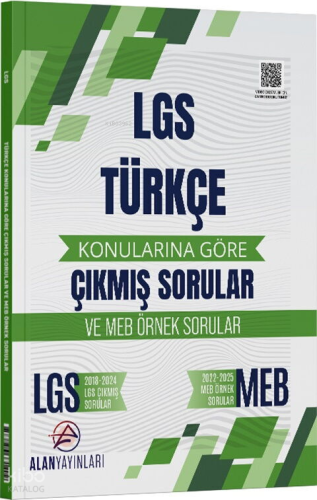 Alan Yayınları 8. Sınıf LGS Türkçe Konularına Göre Çıkmış Sorular | Ko