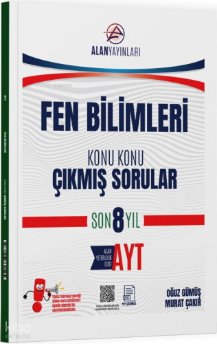 Alan Yayınları AYT Fen Bilimleri Konu Konu Çıkmış Sorular Son 8 Yıl | 