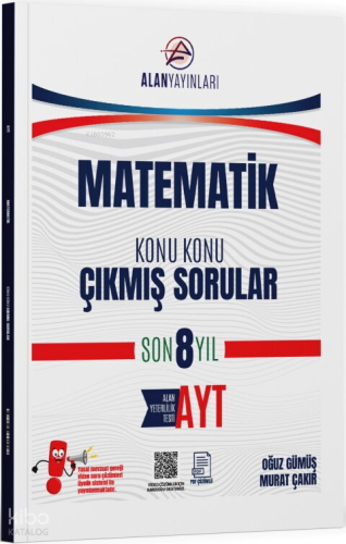 Alan Yayınları AYT Matematik Konu Konu Çıkmış Sorular Son 8 Yıl | Oğuz