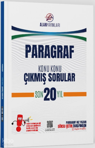 Alan Yayınları TYT MSÜ Paragraf Konu Konu Çıkmış Sorular Son 20 Yıl | 