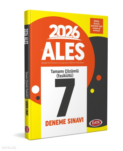 ALES 7 Fasikül Çözümlü Deneme Sınavı