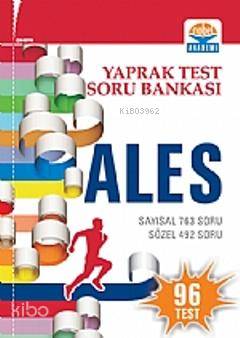 ALES Yaprak Test Soru Bankası; Sayısal 763 Soru - Sözel 492 Soru | Kom