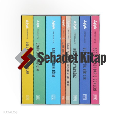 Aliya İzetbegoviç Kutulu Set (8 Kitap) | Aliya İzetbegoviç | Ketebe Ya