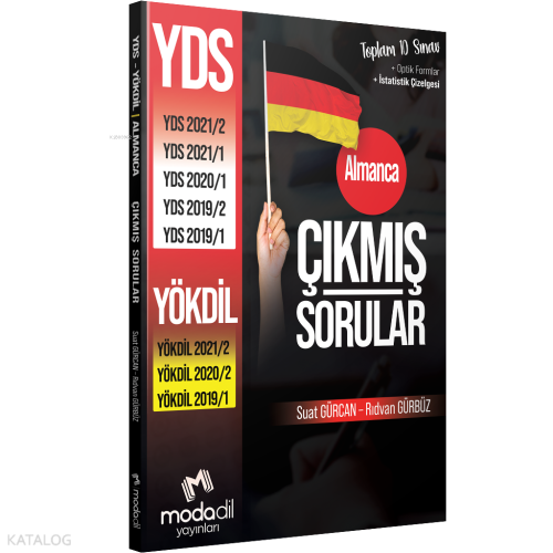 Almanca YDS YÖKDİL Çıkmış Sorular | Suat Gürcan | Modadil Yayınları