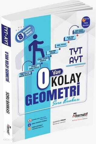 Alternatif Yayınları TYT-AYT 0'dan Kolay Geometri Soru Bankası | Kolek