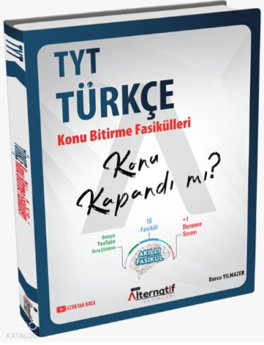 Alternatif Yayınları TYT Türkçe Konu Kapandı mı Fasikülleri