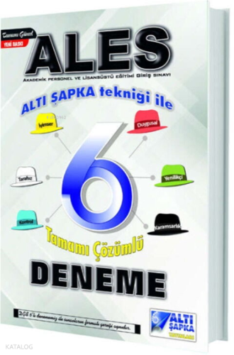 Altı Şapka Yayınları ALES 6 Şapka Deneme Tüm Dersler