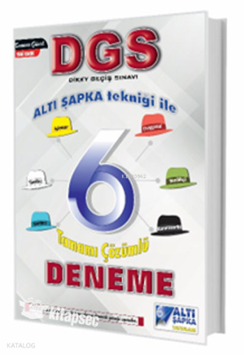 Altı Şapka Yayınları DGS 6 Deneme
