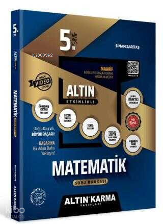 Altın Karma 5.Sınıf Matematik Altın Etkinlikli Kazanım Soru Bankası | 