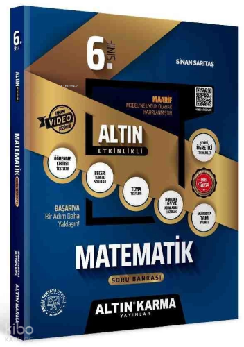 Altın Karma 6. Sınıf Matematik Altın Etkinlikli Kazanım Soru Bankası