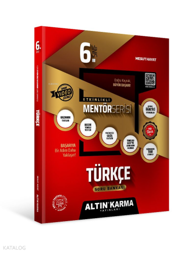 Altın Karma 6.Sınıf Türkçe Altın Etkinlikli Kazanım Soru Bankası
