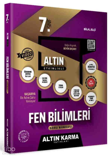 Altın Karma 7. Sınıf Fen Bilimleri Altın Etkinlikli Kazanım Soru Bankası