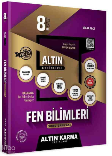 Altın Karma 8.Sınıf Fen Bilimleri Altın Etkinlikli Kazanım Soru Bankası