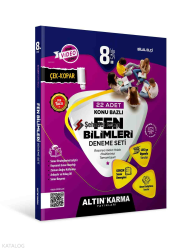 Altın Karma 8.Sınıf Konu Bazlı Fen Bilimleri 22 Deneme Seti