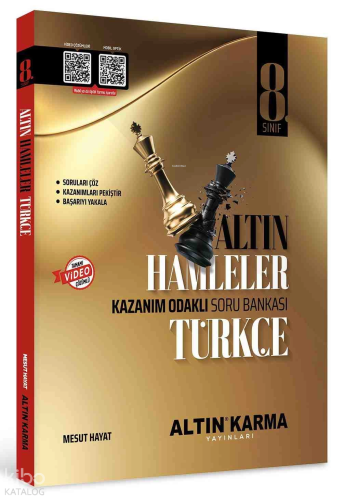 Altın Karma 8. Sınıf Türkçe Altın Hamleler Kazanım Odaklı Soru Bankası