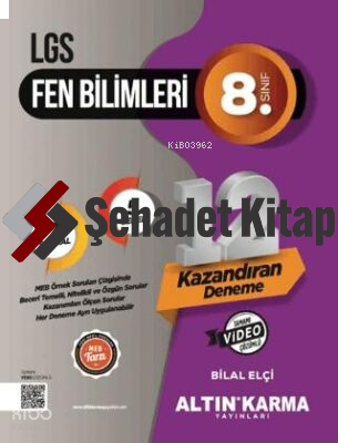 Altın Karma Lgs Fen Bilimleri Sarmal Deneme
