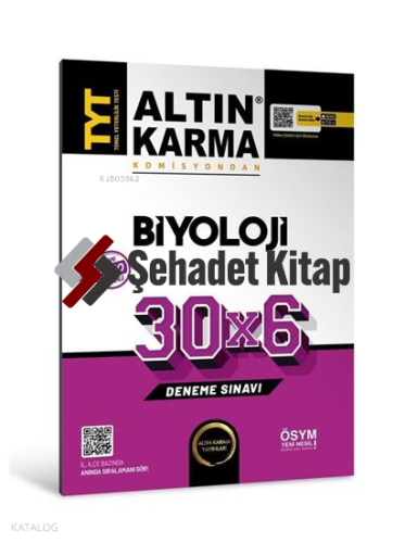 Altın Karma TYT Biyoloji 30x6 Deneme | Kolektif | Altın Karma Yayınlar