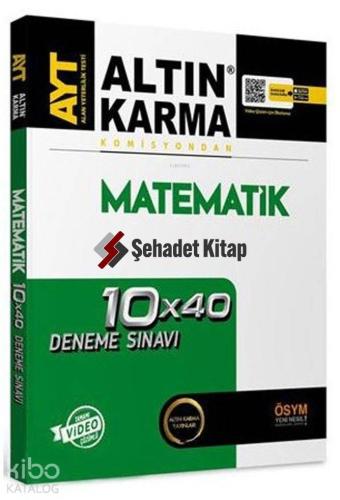 Altın Karma AYT Matematik 10x40 Deneme Sınavı