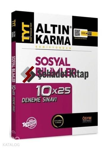 Altın Karma Yayınları TYT Sosyal Bilimler Tamamı Video Çözümlü 10x25 D