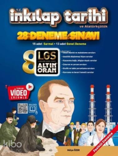 Altın Oran 8.Sınıf İnkilap Tarihi 20 Deneme Tamamı Video Çözümlü