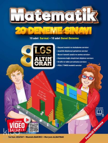 Altın Oran 8.Sınıf Matematik 20 Deneme Tamamı Video Çözümlü