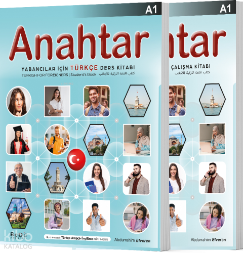 Anahtar A1 - Yabancılar için Türkçe Öğretim Seti;Ders Kitabı + Çalışma Kitabı + Z-Kitap Uyumlu