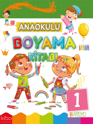 Anaokulu Boyama Kitabı - 1 | Amir Sharma | Pırıltı Kitapları