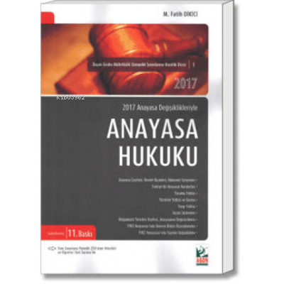 Anayasa Hukuku (2017 Anayasa Değişiklikleriyle)