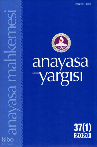 Anayasa Yargısı Dergisi 37 (1) 2020