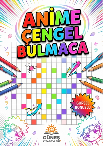 Anime Çengel Bulmaca | Kolektif | Güneş Kitabevleri Yayınları