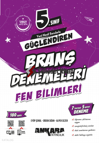 Ankara Yayıncılık 5. Sınıf Güçlendiren Fen Bilimleri Branş Denemeleri