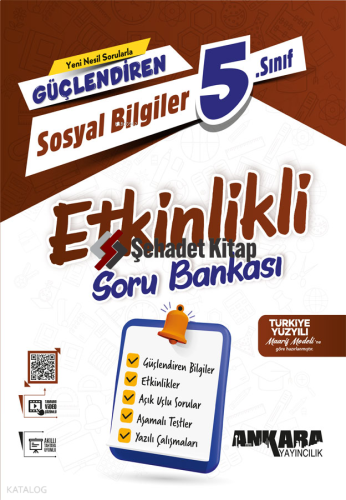 Ankara Yayıncılık 5. Sınıf Güçlendiren Sosyal Bilgiler Etkinlikli Soru