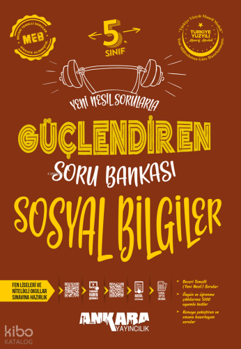 Ankara Yayıncılık 5. Sınıf Güçlendiren Sosyal Bilgiler Soru Bankası | 