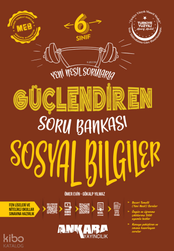 Ankara Yayıncılık 6. Sınıf Sosyal Bilgiler Güçlendiren Soru Bankası