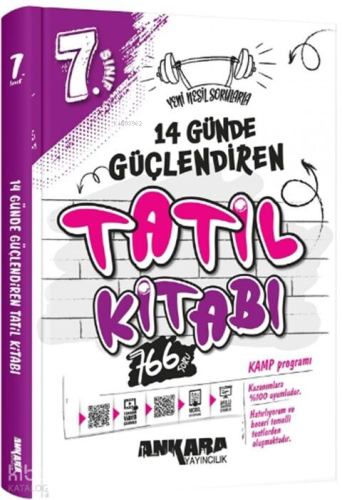 Ankara Yayıncılık 7. Sınıf 14 Günde Güçlendiren Tatil Kitabı | Kolekti