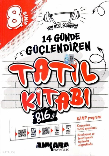 Ankara Yayıncılık 8. Sınıf 14 Günde Güçlendiren Tatil Kitabı | Kolekti