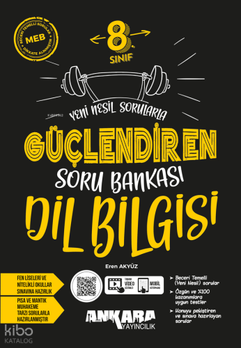 Ankara Yayıncılık 8. Sınıf Dil Bilgisi Güçlendiren Soru Bankası