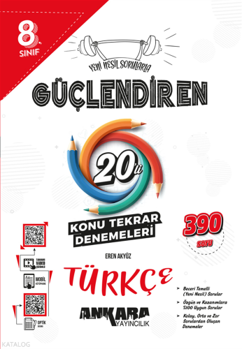 Ankara Yayınları 8.Sınıf Güçlendiren  Türkçe