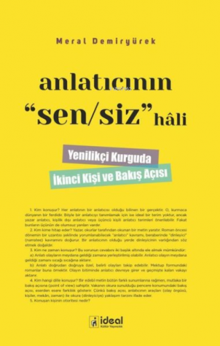 Anlatıcının Sensiz Hali
