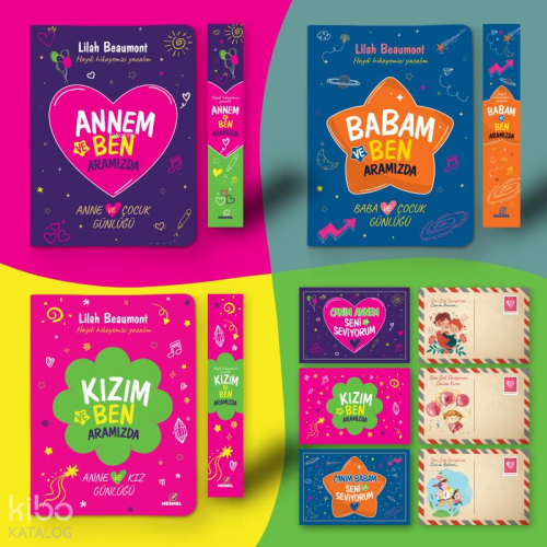 Anne Baba ve Kız Arasında - Ayraç ve Kartpostal İlaveli