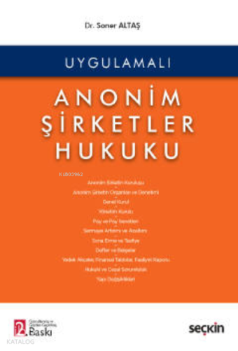Anonim Şirketler Hukuku