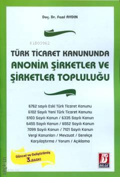 Anonim Şirketler ve Şirketler Topluluğu