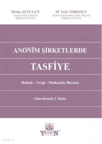 Anonim Şirketlerde Tasfiye