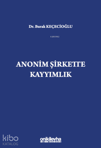 Anonim Şirkette Kayyımlık