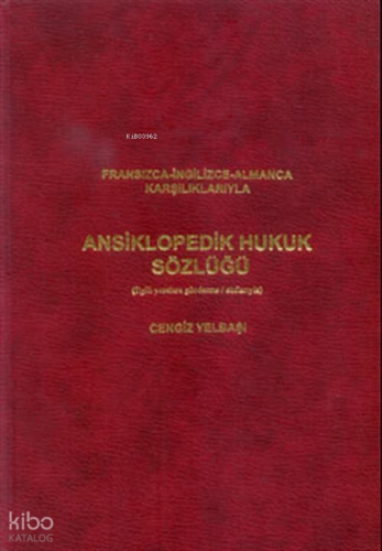 Ansiklopedik Hukuk Sözlüğü