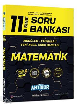 Antikor 11.Sınıf Matematik Soru Bankası