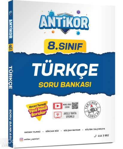 Antikor 8.Sınıf Türkçe Soru Bankası