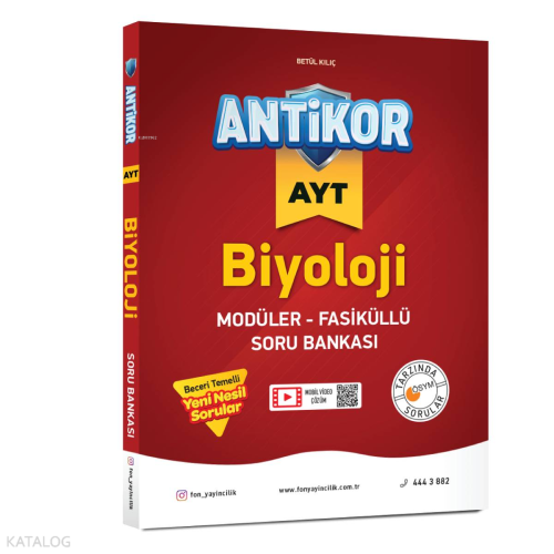 Antikor Ayt Biyoloji Soru Bankası